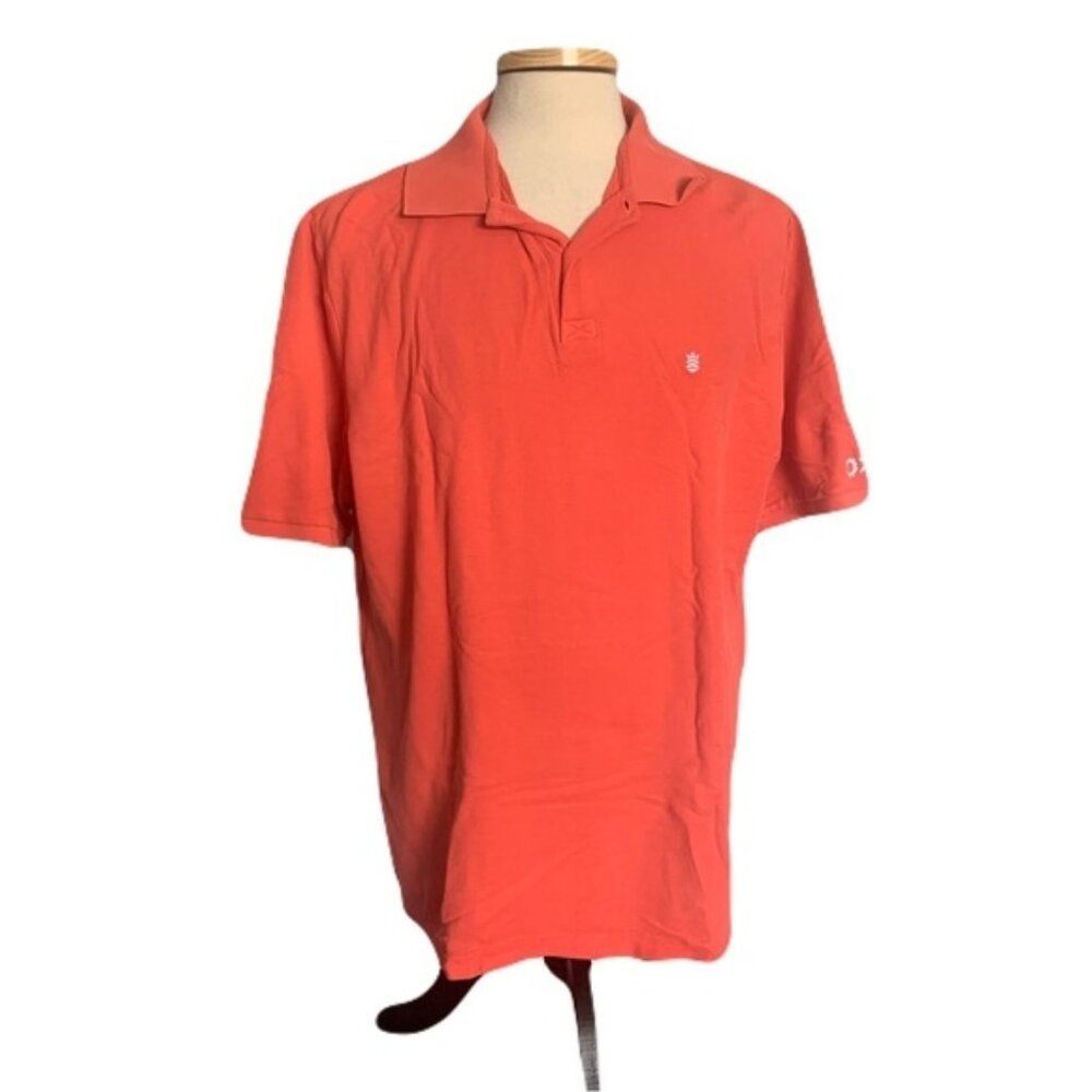 Peter Millar Extra Large Orange Short Sleeve Polo